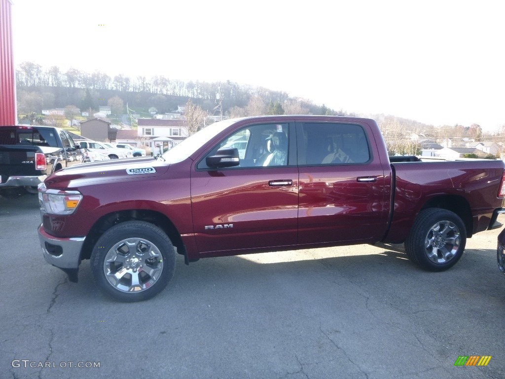 2019 1500 Big Horn Crew Cab 4x4 - Delmonico Red Pearl / Black photo #2