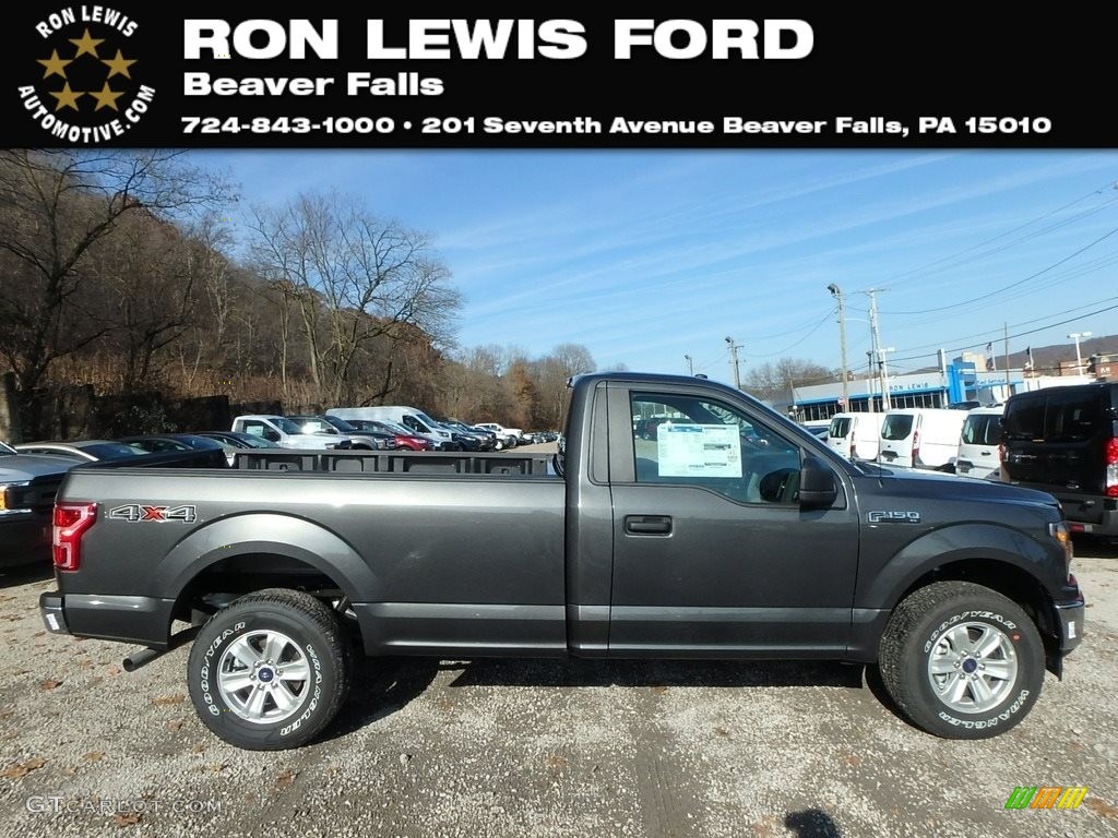 2018 F150 XL Regular Cab 4x4 - Magnetic / Earth Gray photo #1