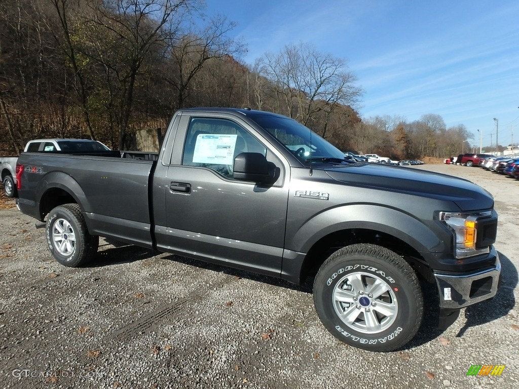 2018 F150 XL Regular Cab 4x4 - Magnetic / Earth Gray photo #11