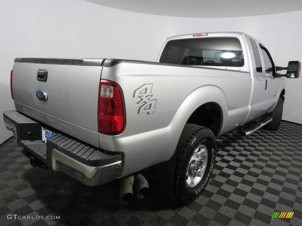 2012 F350 Super Duty XLT SuperCab 4x4 - Ingot Silver Metallic / Steel photo #14