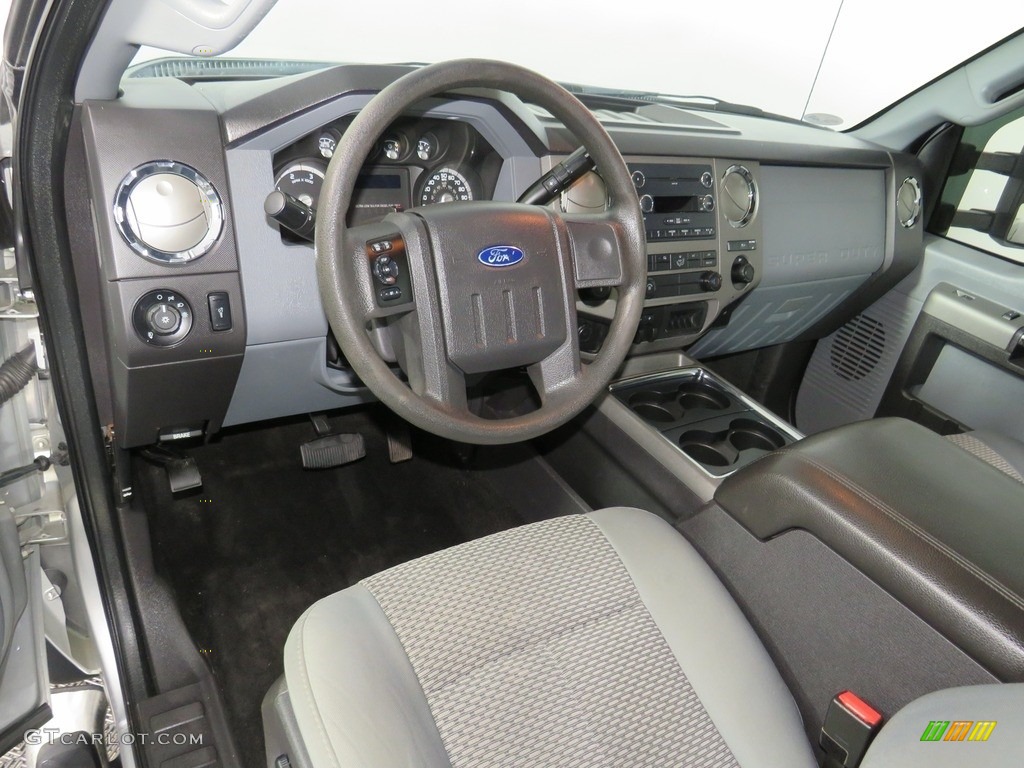 2012 F350 Super Duty XLT SuperCab 4x4 - Ingot Silver Metallic / Steel photo #18