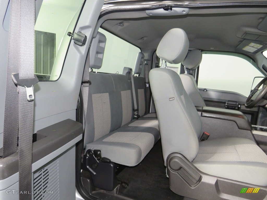 2012 F350 Super Duty XLT SuperCab 4x4 - Ingot Silver Metallic / Steel photo #23