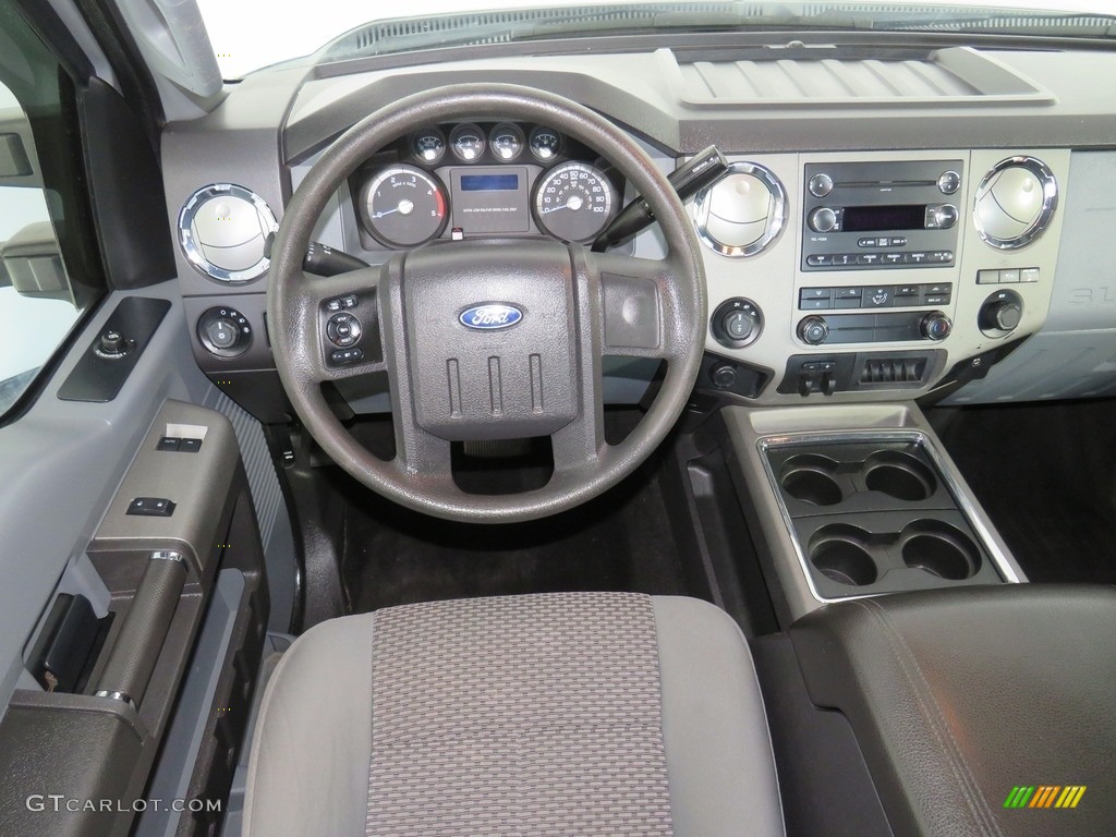2012 F350 Super Duty XLT SuperCab 4x4 - Ingot Silver Metallic / Steel photo #26