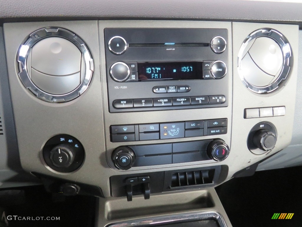 2012 F350 Super Duty XLT SuperCab 4x4 - Ingot Silver Metallic / Steel photo #35