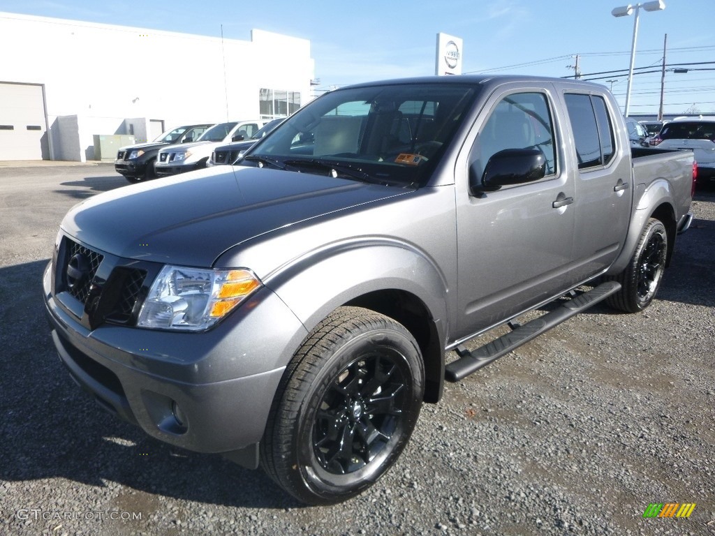 Gun Metallic 2019 Nissan Frontier Midnight Edition Crew Cab 4x4 Exterior Photo #130583271