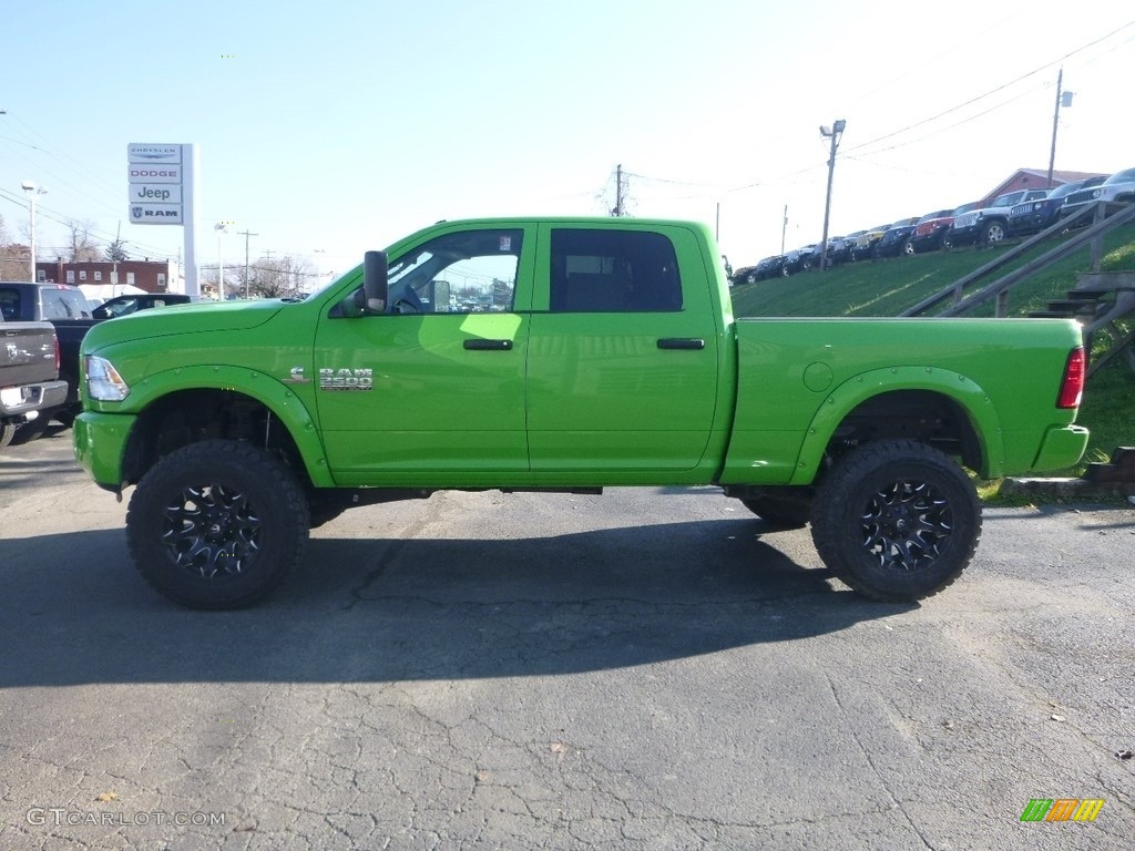 2018 2500 Tradesman Crew Cab 4x4 - Black Forest Green Pearl / Black/Diesel Gray photo #2