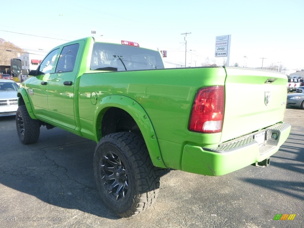 2018 2500 Tradesman Crew Cab 4x4 - Black Forest Green Pearl / Black/Diesel Gray photo #3