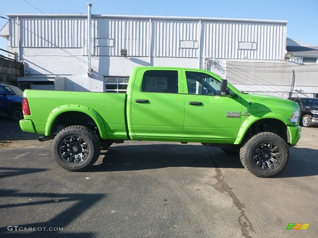 2018 2500 Tradesman Crew Cab 4x4 - Black Forest Green Pearl / Black/Diesel Gray photo #6