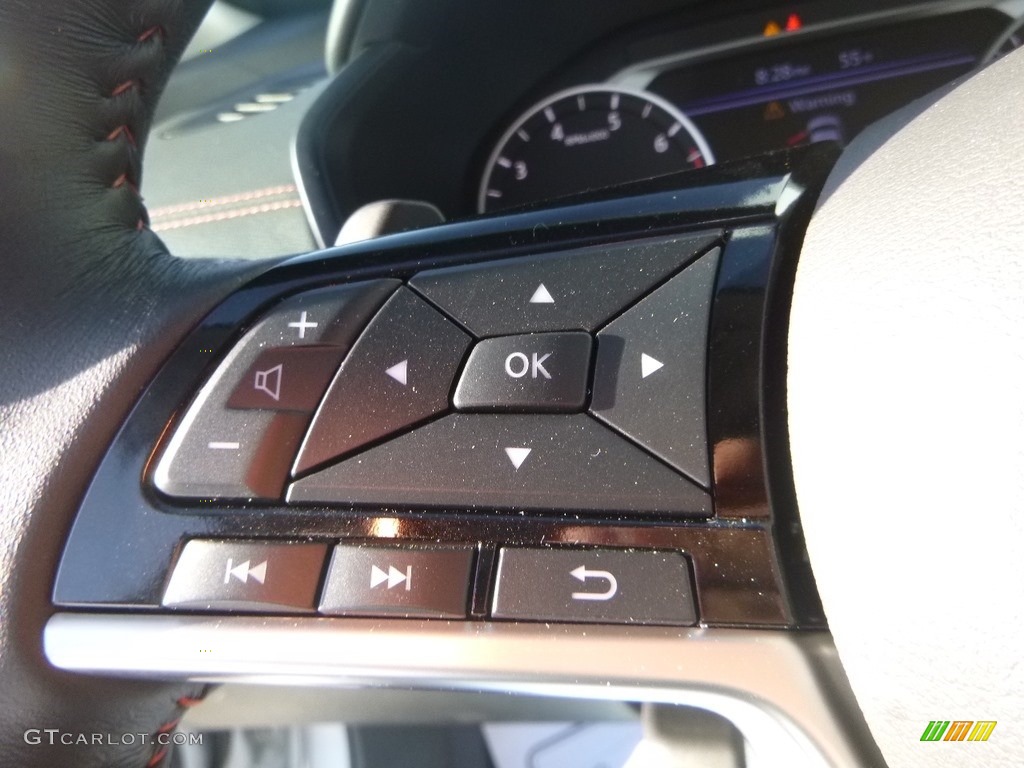 2019 Nissan Altima SR AWD Charcoal Steering Wheel Photo #130583760