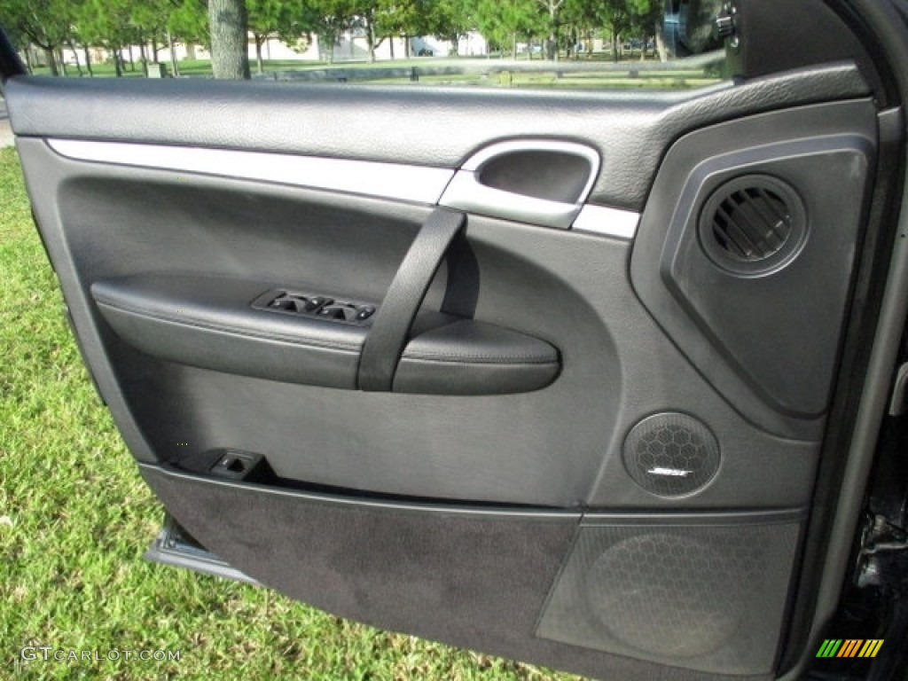 2009 Porsche Cayenne S Black Door Panel Photo #130584489