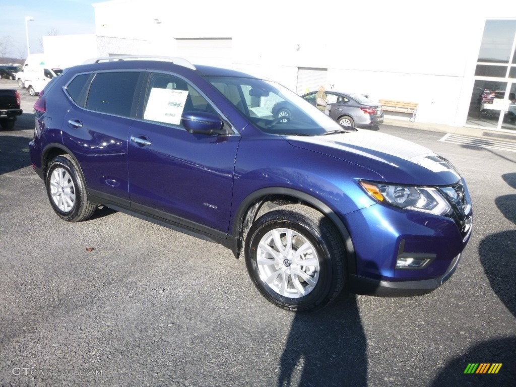 2019 Rogue SV AWD Hybrid - Caspian Blue / Charcoal photo #1