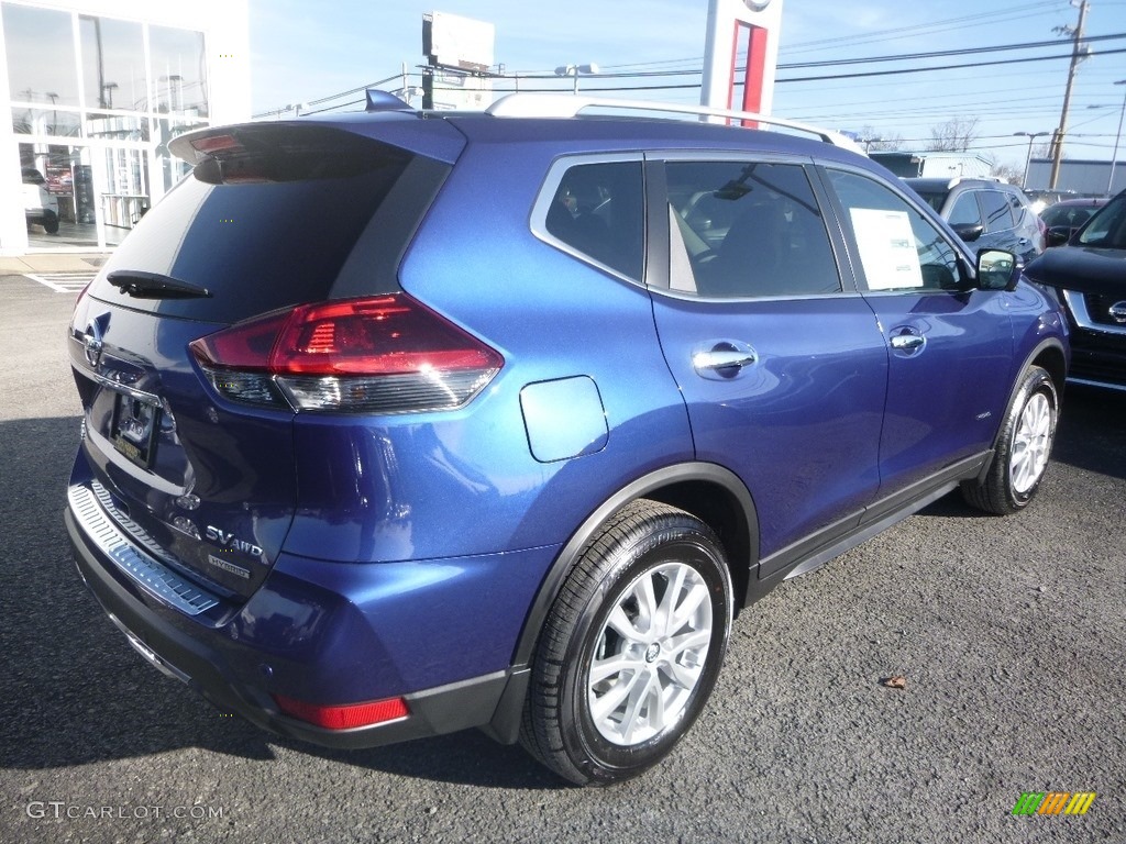 2019 Rogue SV AWD Hybrid - Caspian Blue / Charcoal photo #4