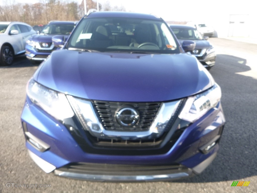 2019 Rogue SV AWD Hybrid - Caspian Blue / Charcoal photo #9