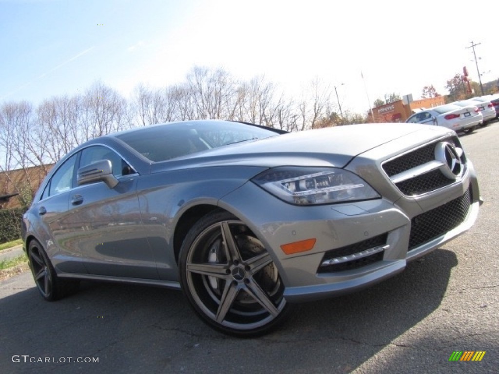 2012 CLS 550 Coupe - Palladium Silver Metallic / Ash/Black photo #3