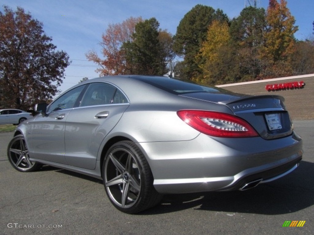 2012 CLS 550 Coupe - Palladium Silver Metallic / Ash/Black photo #8