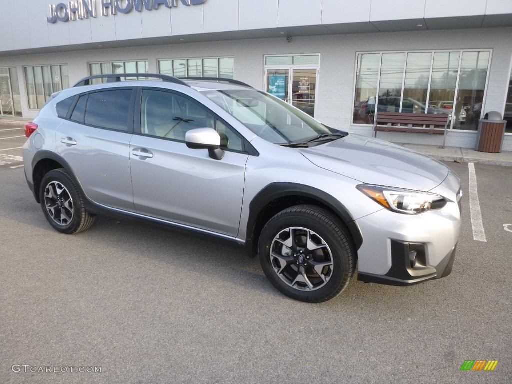 2019 Crosstrek 2.0i Premium - Ice Silver Metallic / Black photo #1