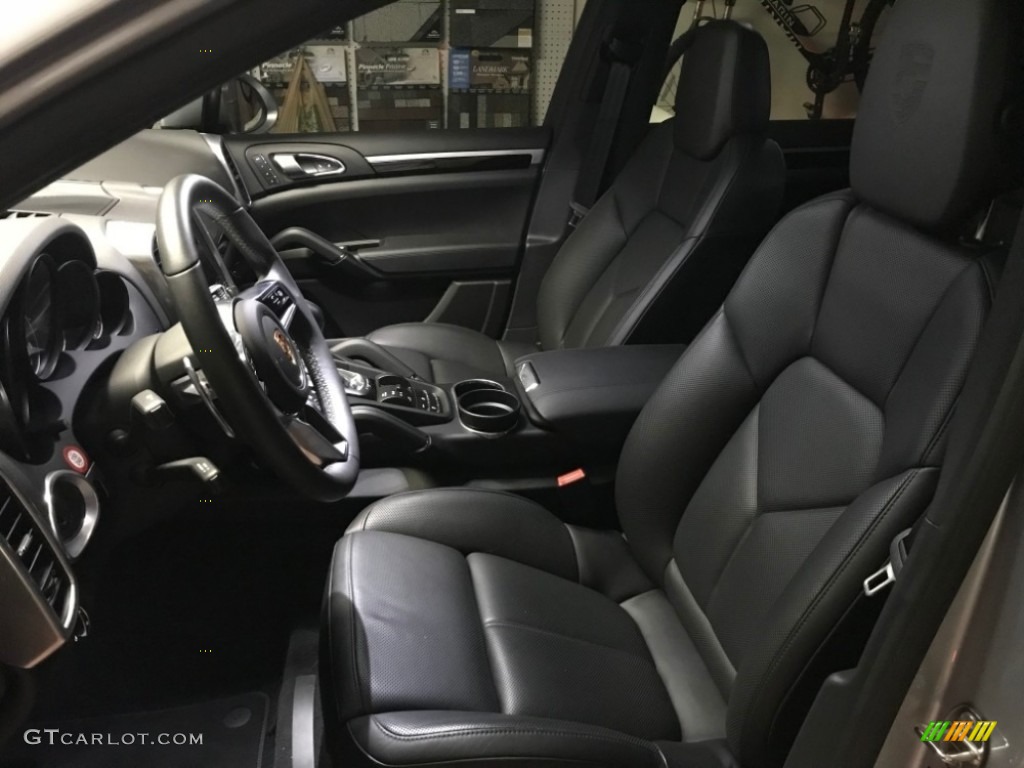 2018 Porsche Cayenne Platinum Edition Front Seat Photo #130587855