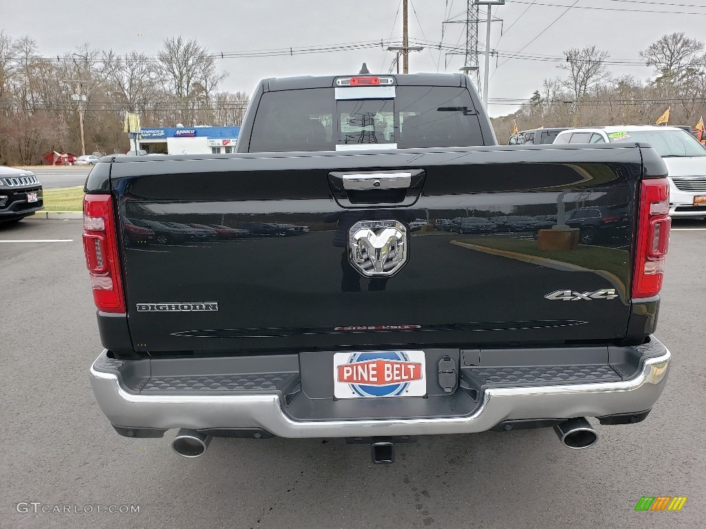 2019 1500 Big Horn Crew Cab 4x4 - Diamond Black Crystal Pearl / Black photo #5