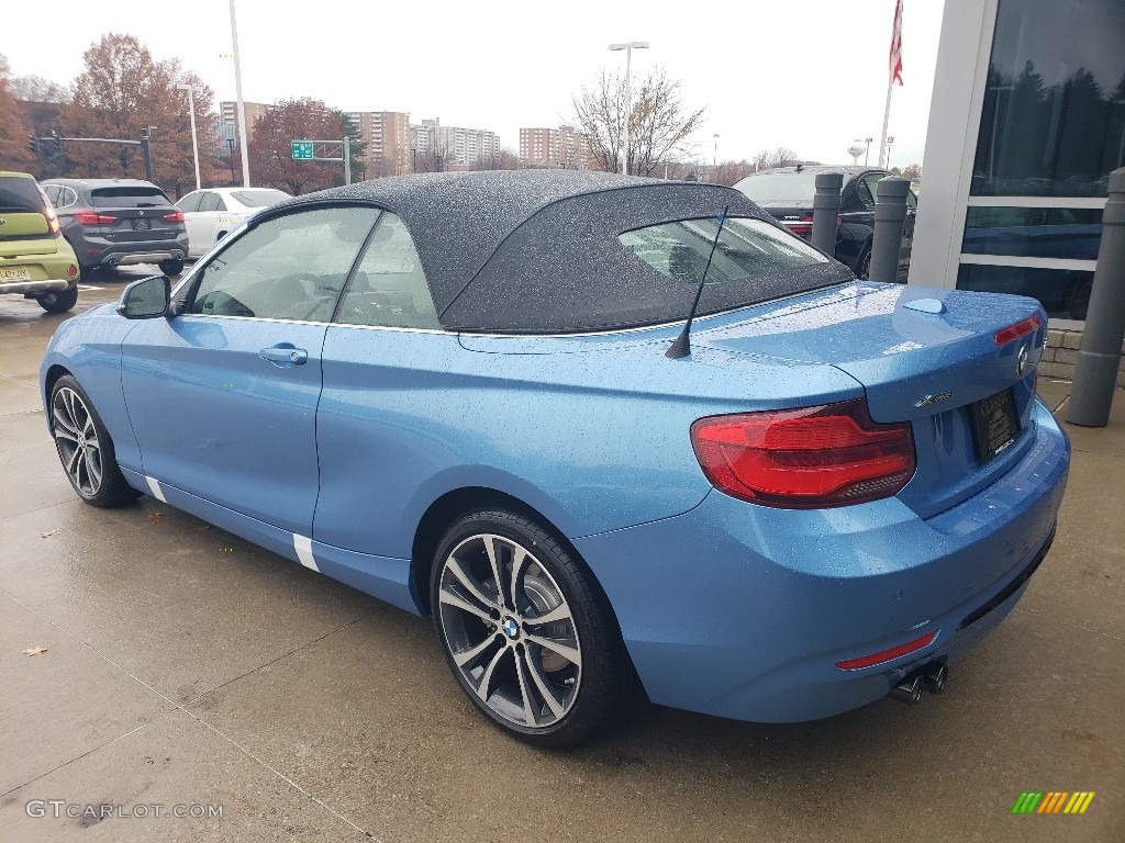 2019 2 Series 230i xDrive Convertible - Seaside Blue Metallic / Oyster/Black photo #2
