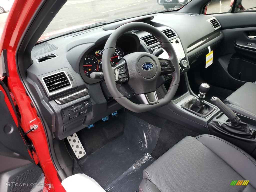 Carbon Black Interior 2019 Subaru WRX Limited Photo #130588566
