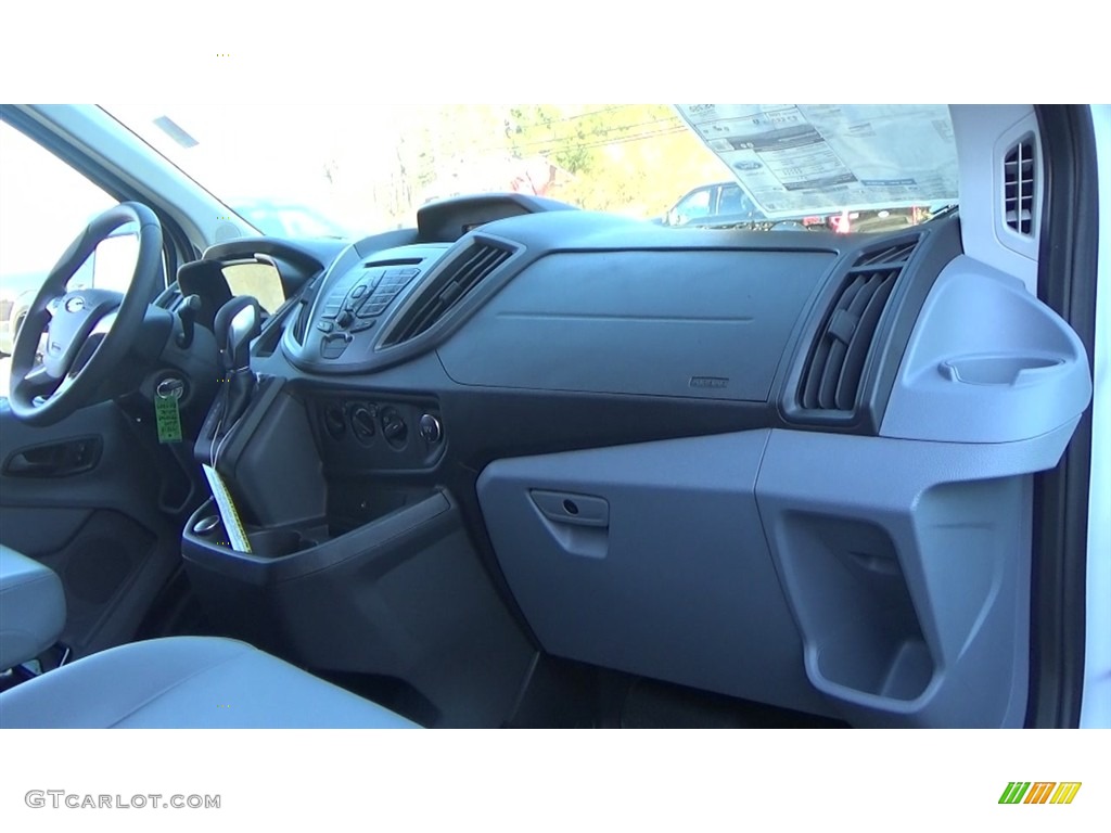 2019 Ford Transit Passenger Wagon XL 150 LR Pewter Dashboard Photo #130588611