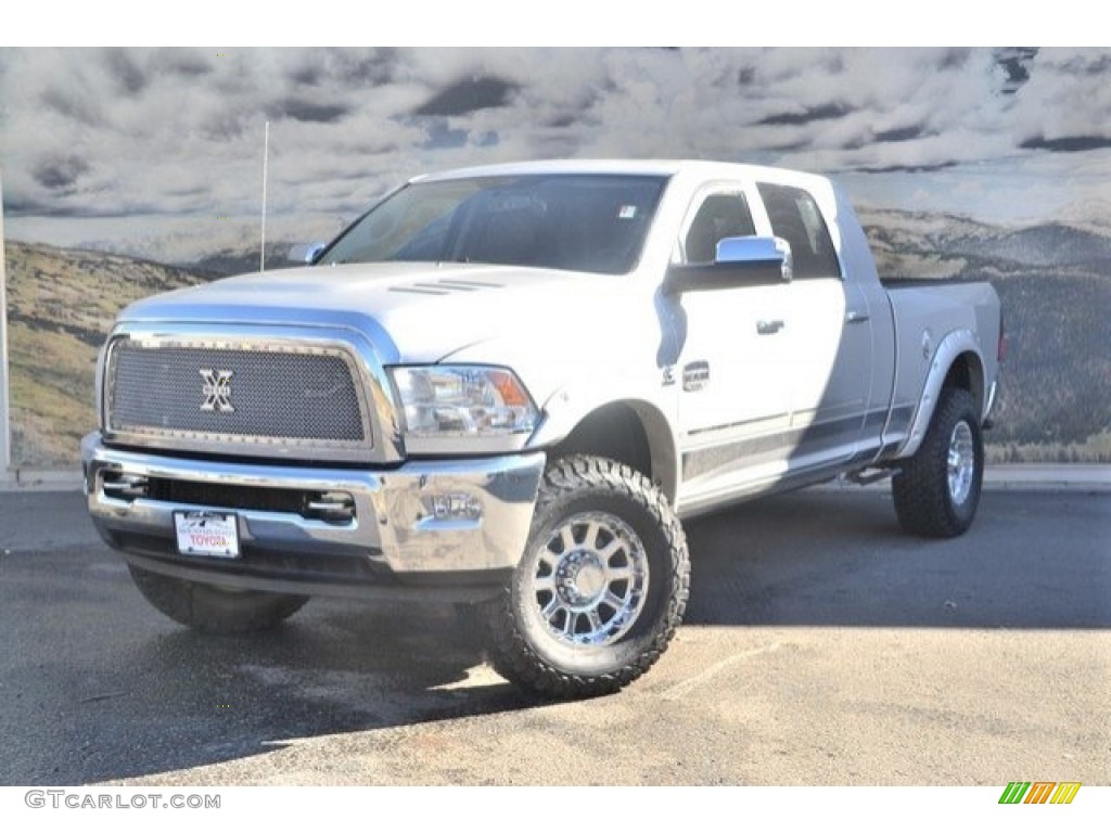 2012 Ram 2500 HD Laramie Longhorn Mega Cab 4x4 - Bright Silver Metallic / Light Pebble Beige/Bark Brown photo #5