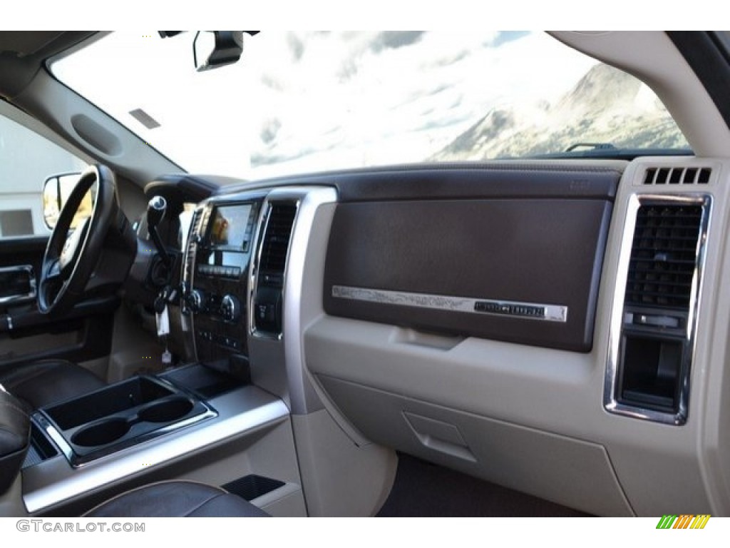 2012 Ram 2500 HD Laramie Longhorn Mega Cab 4x4 - Bright Silver Metallic / Light Pebble Beige/Bark Brown photo #17