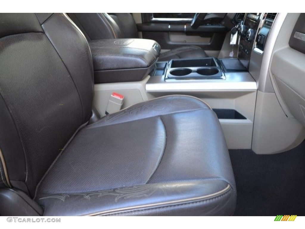 2012 Ram 2500 HD Laramie Longhorn Mega Cab 4x4 - Bright Silver Metallic / Light Pebble Beige/Bark Brown photo #18