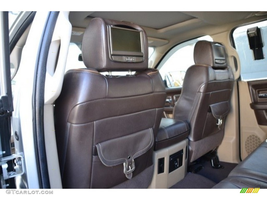 2012 Ram 2500 HD Laramie Longhorn Mega Cab 4x4 - Bright Silver Metallic / Light Pebble Beige/Bark Brown photo #20