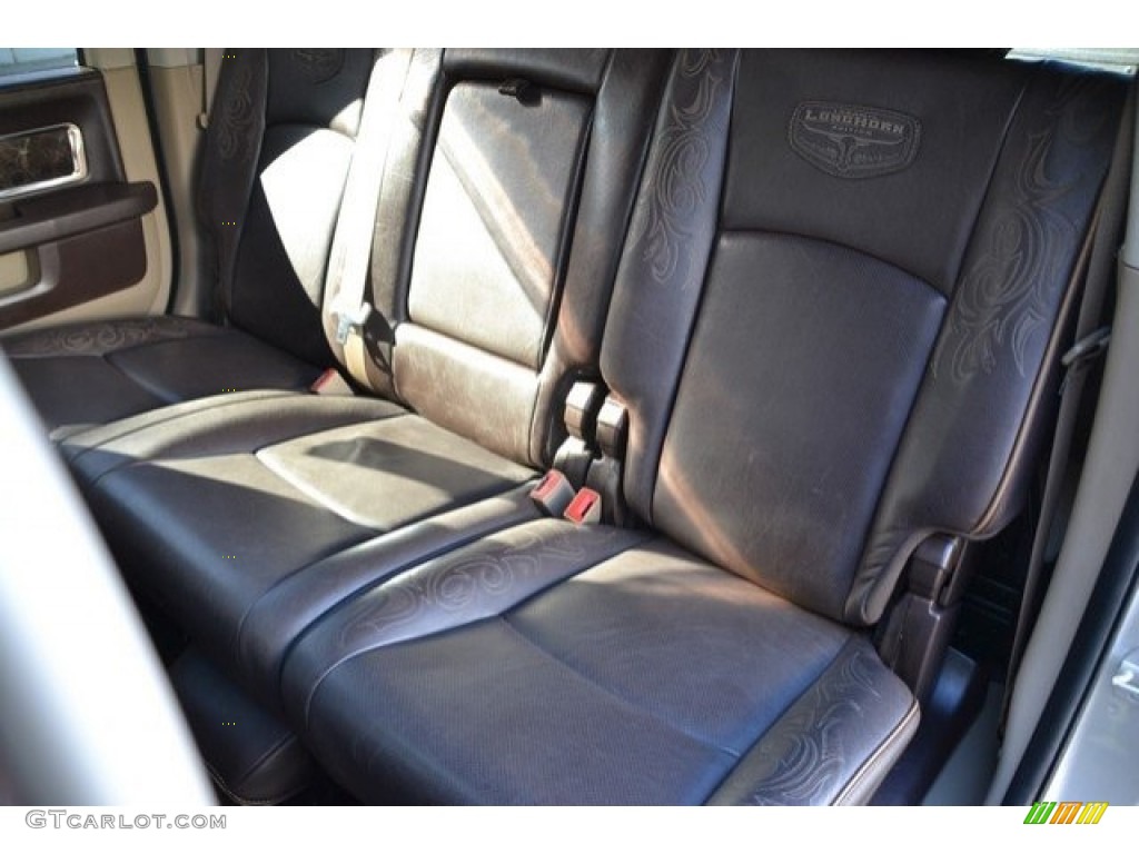 2012 Ram 2500 HD Laramie Longhorn Mega Cab 4x4 - Bright Silver Metallic / Light Pebble Beige/Bark Brown photo #22