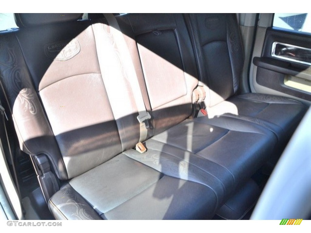 2012 Ram 2500 HD Laramie Longhorn Mega Cab 4x4 - Bright Silver Metallic / Light Pebble Beige/Bark Brown photo #24