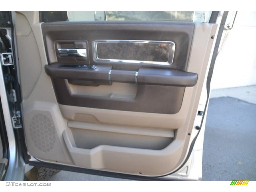 2012 Ram 2500 HD Laramie Longhorn Mega Cab 4x4 - Bright Silver Metallic / Light Pebble Beige/Bark Brown photo #26