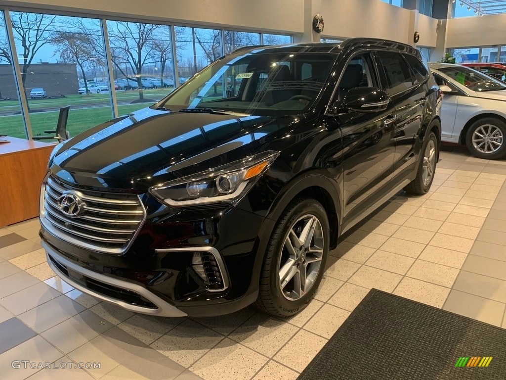 2019 Santa Fe XL Limited Ultimate AWD - Becketts Black / Beige photo #1