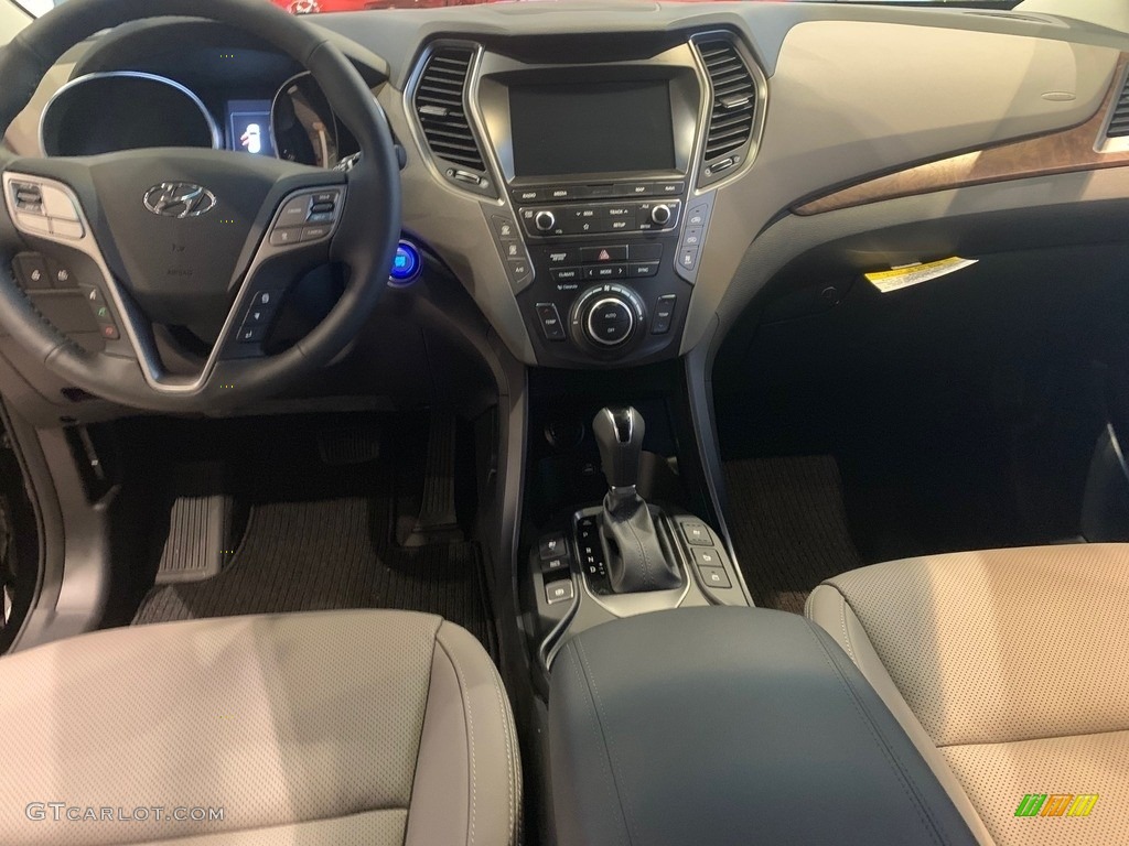 2019 Hyundai Santa Fe XL Limited Ultimate AWD Beige Dashboard Photo #130589598