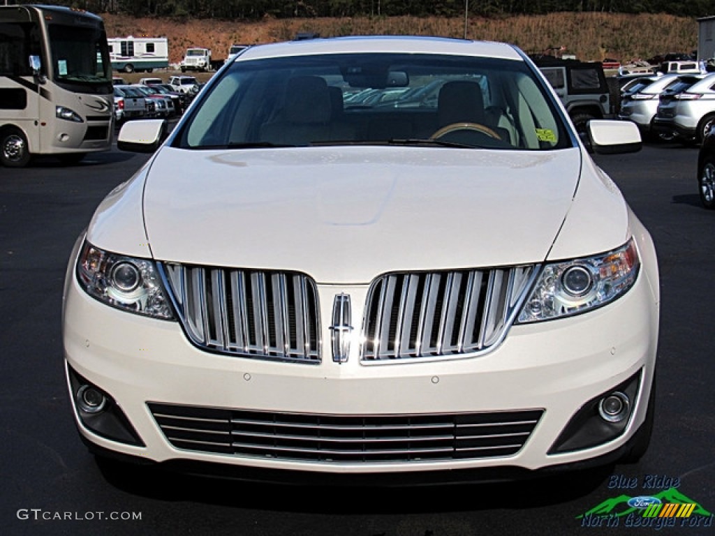 2009 MKS Sedan - White Suede / Light Camel photo #8