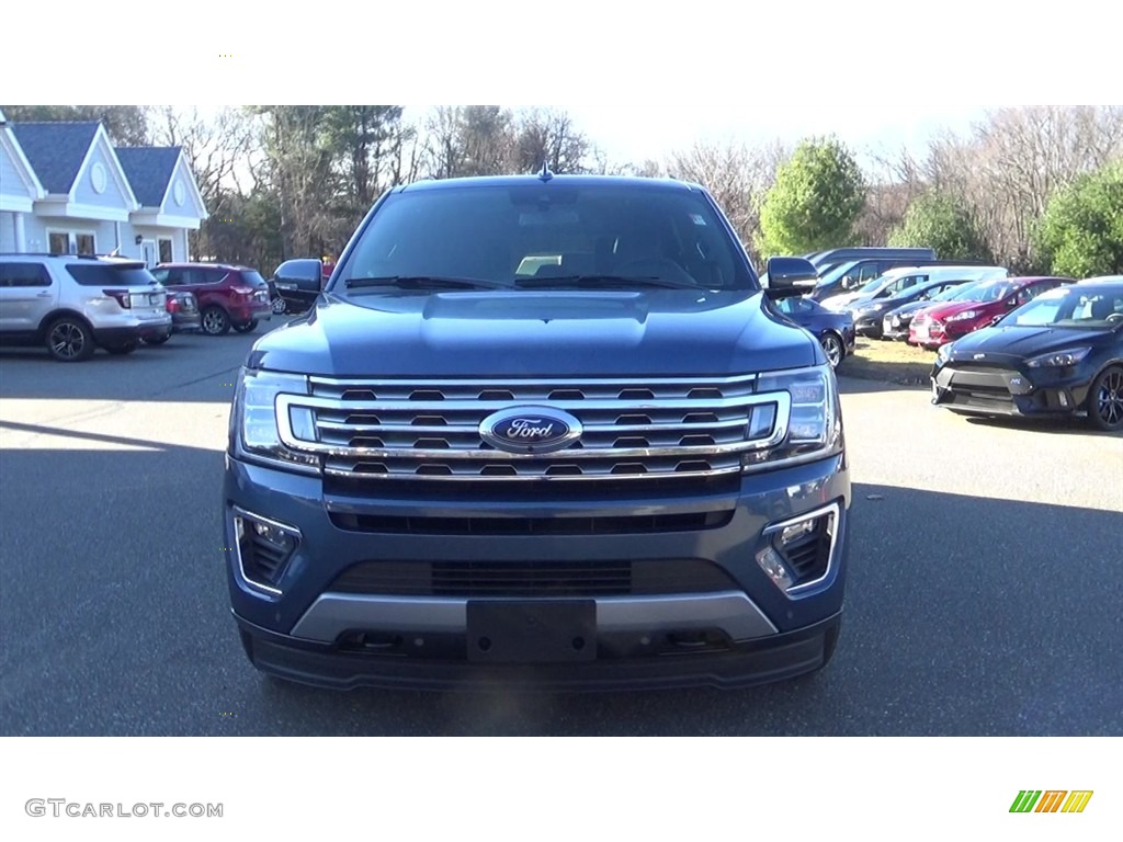 2019 Expedition Limited 4x4 - Blue Metallic / Ebony photo #2