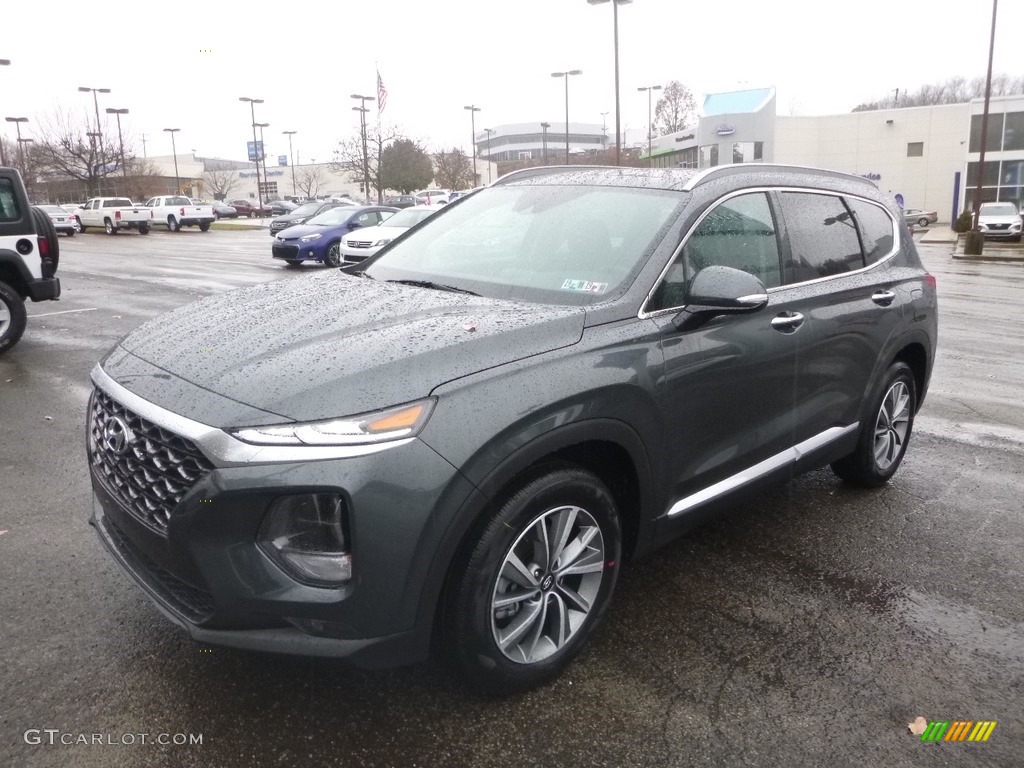 Machine Gray 2019 Hyundai Santa Fe Limited AWD Exterior Photo #130590927