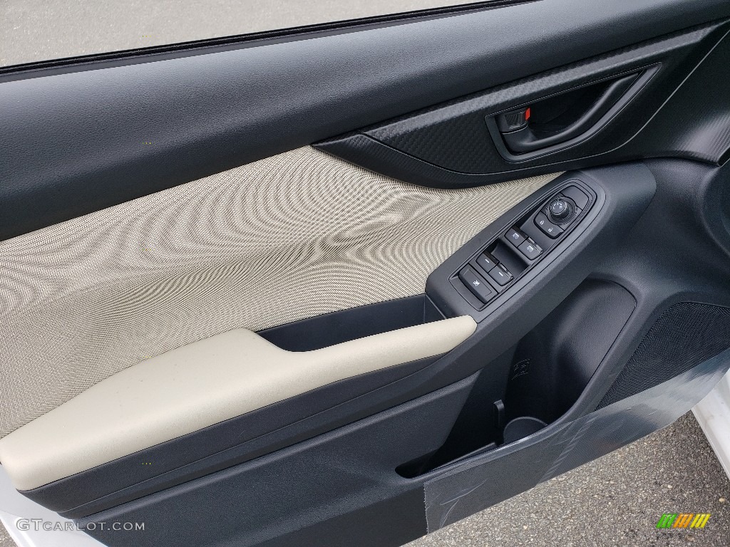 2019 Subaru Impreza 2.0i Premium 5-Door Ivory Door Panel Photo #130591014