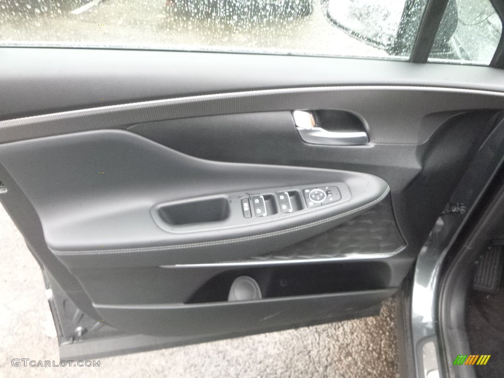 2019 Hyundai Santa Fe Limited AWD Black Door Panel Photo #130591053