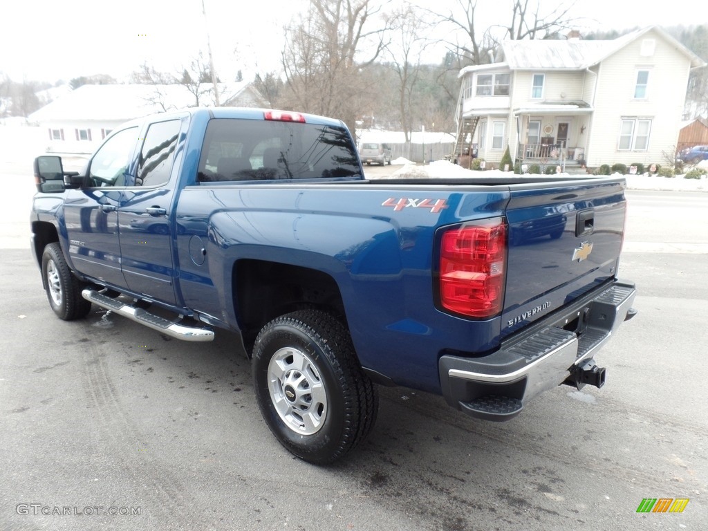 2019 Silverado 2500HD LT Double Cab 4WD - Deep Ocean Blue Metallic / Jet Black photo #7