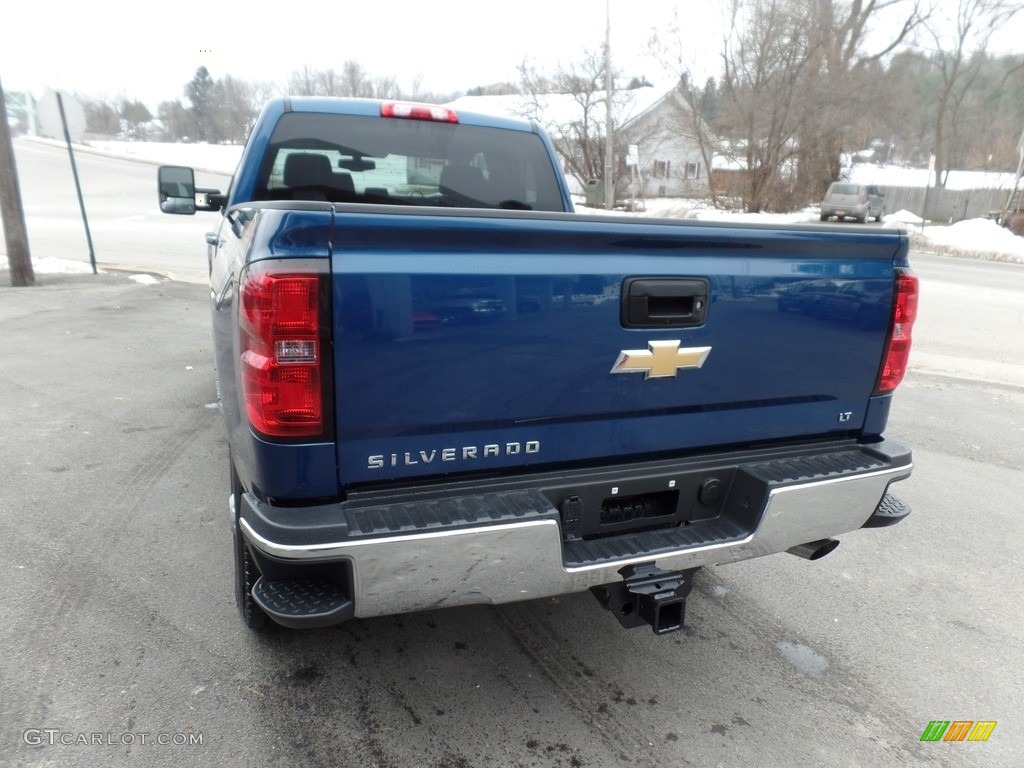 2019 Silverado 2500HD LT Double Cab 4WD - Deep Ocean Blue Metallic / Jet Black photo #8