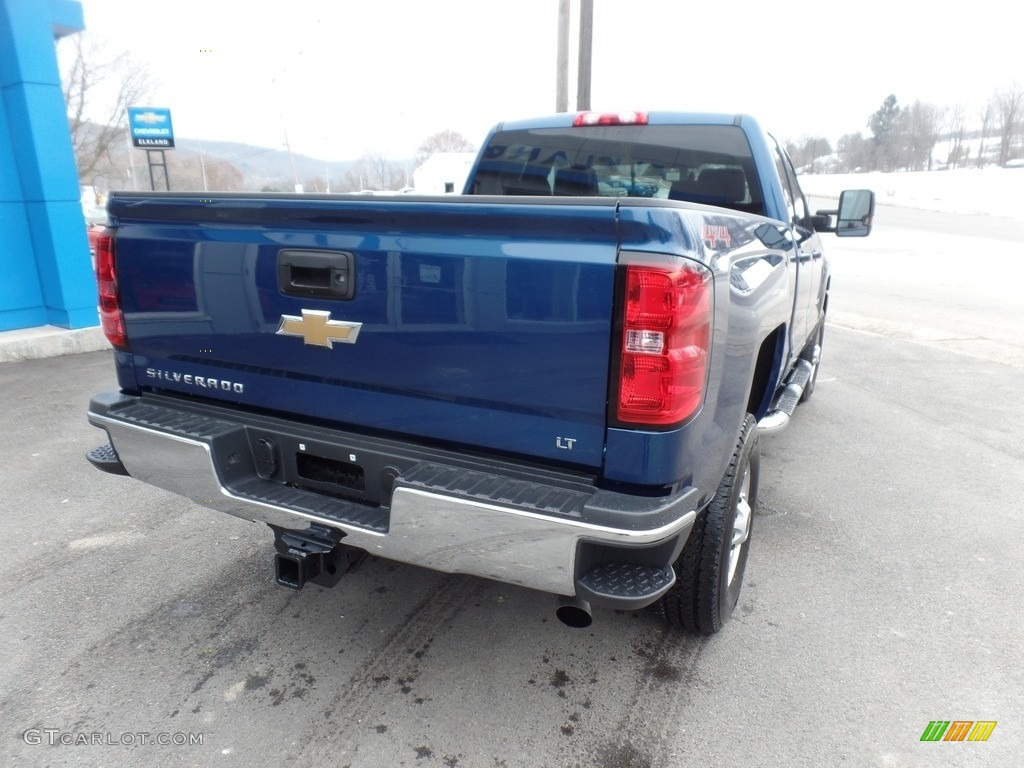 2019 Silverado 2500HD LT Double Cab 4WD - Deep Ocean Blue Metallic / Jet Black photo #9