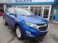 2019 Kinetic Blue Metallic Chevrolet Equinox LT AWD  photo #3