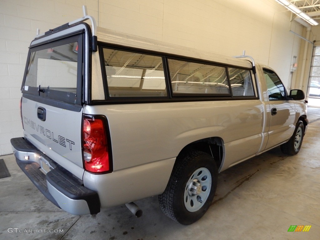 2006 Silverado 1500 Work Truck Regular Cab - Silver Birch Metallic / Dark Charcoal photo #3