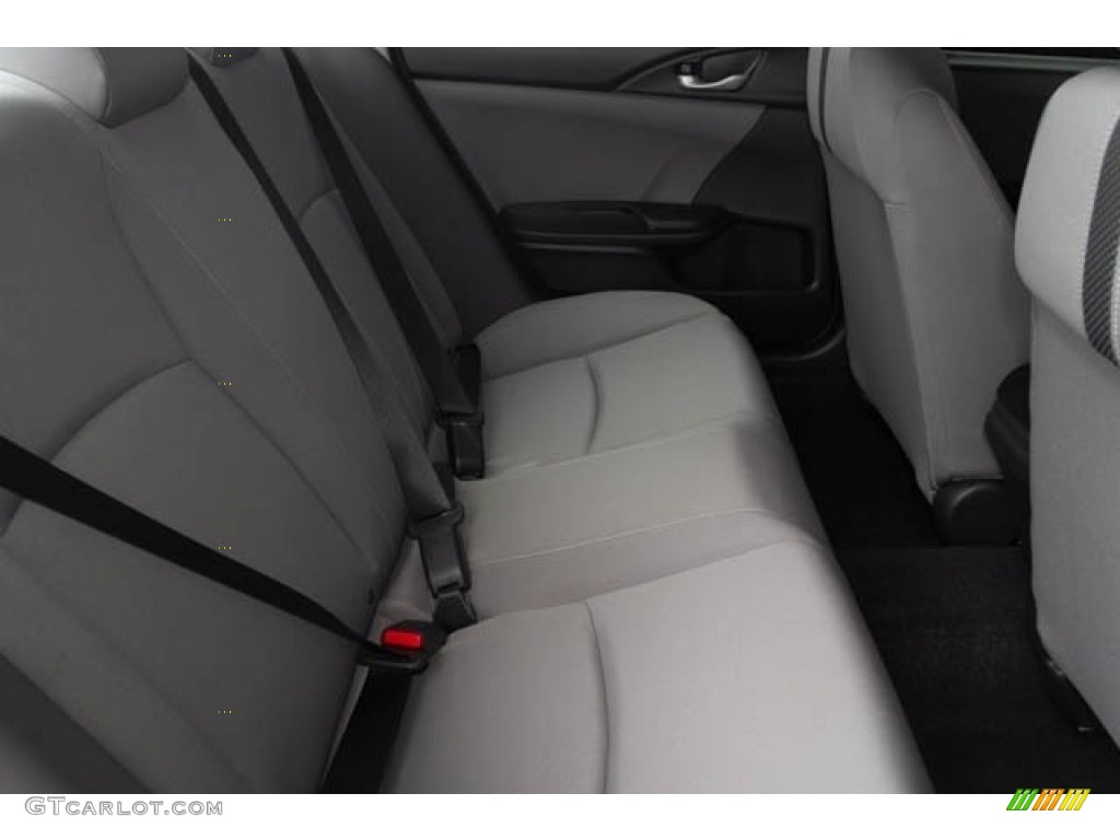 2019 Civic LX Sedan - Crystal Black Pearl / Gray photo #26