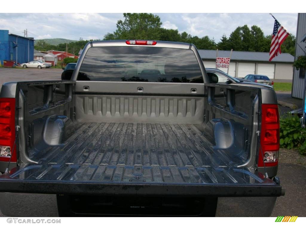 2009 Sierra 2500HD SLE Regular Cab 4x4 - Steel Gray Metallic / Dark Titanium photo #13