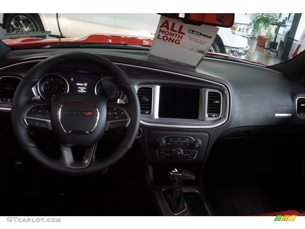 2019 Dodge Charger R/T Scat Pack Ruby Red/Black Dashboard Photo #130596930