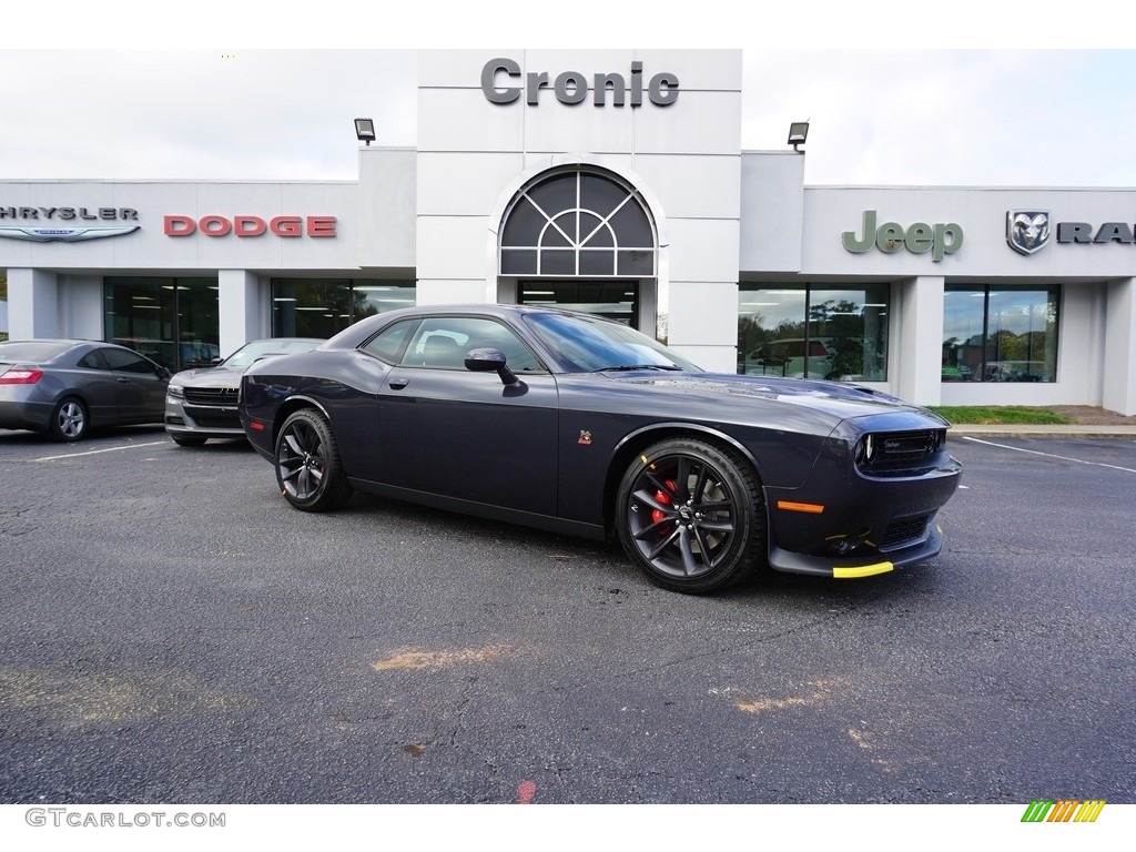 2019 Challenger R/T Scat Pack - Maximum Steel Metallic / Black photo #1