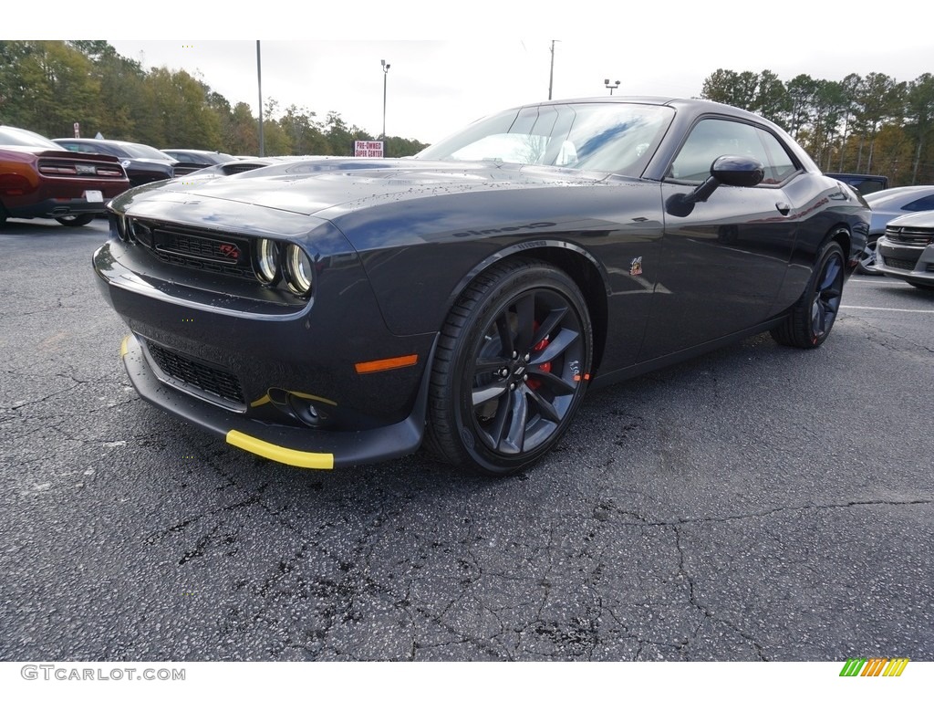 2019 Challenger R/T Scat Pack - Maximum Steel Metallic / Black photo #3