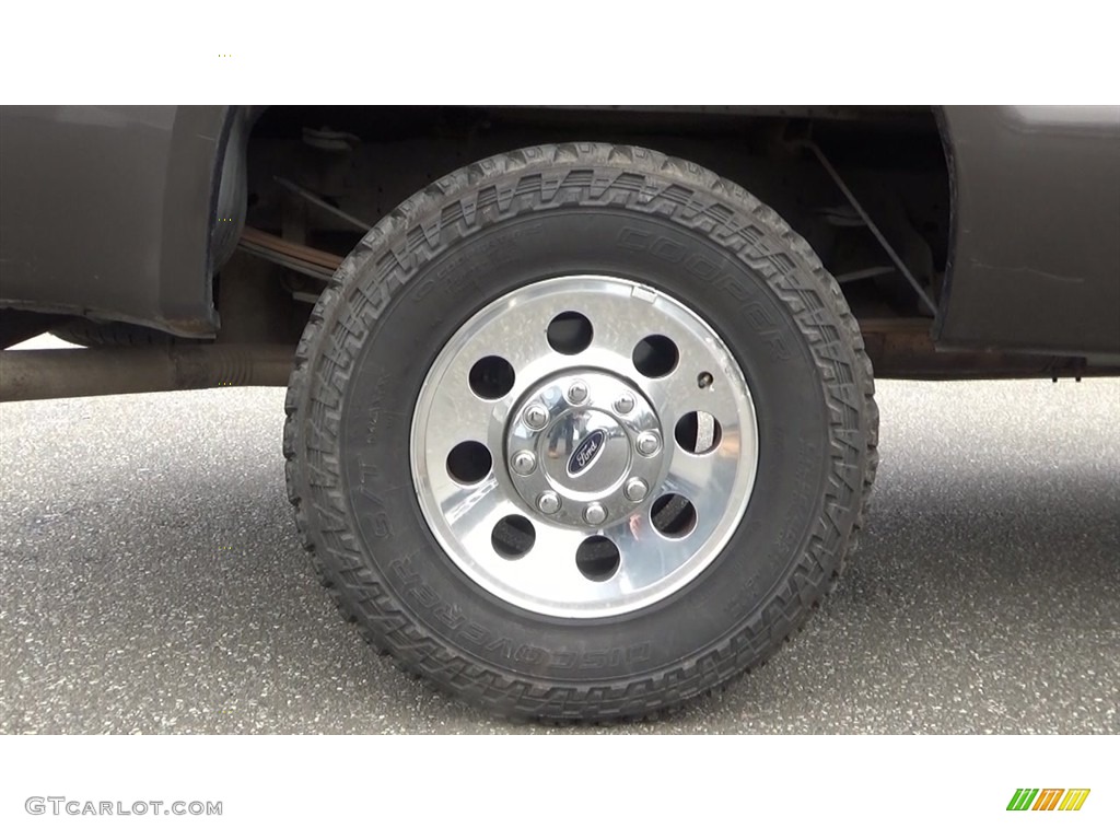 2006 F250 Super Duty XLT Regular Cab 4x4 - Dark Shadow Gray Metallic / Tan photo #20